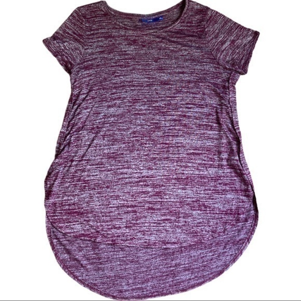Apt. 9 short sleeve LoHi super soft silky shirt Lg